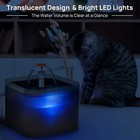 Automatic Pet Dog Cat Water Fountain 2 0l Led Auto Dish Drinking Dispenser Bowl