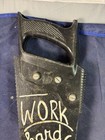 Vintage Hand Painted Hand Saw Folk Art 29    Long - Work Hard   Stay Humble
