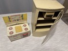 Wolverine Vintage Toy Kitchen Set Refrigerator Stove Cupboard
