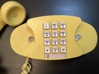 Vtg The Princess Western Electric Mustard Yellow Push Button Desk Telephone