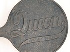 Antique Vintage Cast Iron Queen Stove Damper Vent Cover Patent May 28 1907 