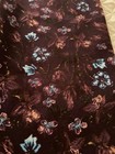 Floral Ankle Leggings Teens- Size 14-16 purple Blue Black Stretch Elastic Waist