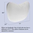 Tesbeauty Nappa Leather Headrest Pillow 2 Packs For Tesla Neck Pillow Y 3 s x Wh