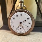 Big 1914 Elgin 18s Swing Case   pocket Watch runs Grade  G288  Runs