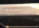 R b Sterling Silver Match Safe
