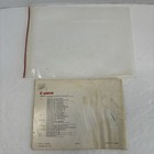 Canon Ae-1 Program Slr Camera - Instruction Manual User Guide Booklet In English