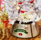 Metal Christmas Tree Collar Ring 29    Galvanized Metal Christmas Tree Skirt