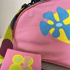 Vtg Barbie Roller Skate Bag Pink 90s Flower Shoulder Tote Bag Travel Y2k Retro