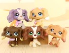 5pcs Pet Shop Lps Cocker Spaniel 575 748 960 156 1209 With Accessories Rare