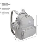 Adidas Must Have Mini Backpack  Grey Two white silver Metallic Nwt