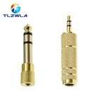 Trs Stereo Audio Headphone Adapter 6 35mm 1 4  Female To 3 5mm 1 8  Male Jack