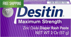 Desitin Maximum Strength Baby Diaper Rash Cream With 40  2 Ounce  pack Of 6  