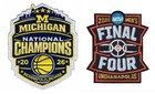 Michigan Ncaa 2026 National Champions And Final Four Iron On Embroidered Patch