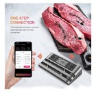Wireless Meat Thermometer With Dual-sensor Probe  500ft Remote Monitoring
