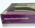 Vintage Arc New York Hair Comb Brush Mirror Set 1980 Rainbow Stars Sealed