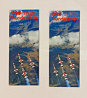 Lot Of 2 Vintage 1980 U s  Air Force Thunderbirds Posters     Original 16  X 20 