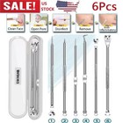 Pimple Popper Blackhead Remover Tool Kit Comedone Acne Spot Zit Extractor Tools