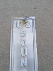 Vintage Us National Park Service Nps Boundary Sign Embossed Metal Sign  3