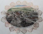 Early 20th Century Souvenir Plate Slate Quarries Slatington Pennsylvania