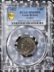 1822 Great Britain Farthing Pcgs Ms65bn Lot g9699 Beautiful Toning  S-3822