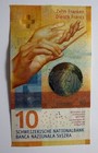 Switzerland 10 Francs 2017 P-75 Hybrid Polymer Train Tunnel Au-unc Banknote