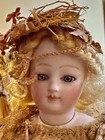 Antique French 12 1 2   poupee Peau Doleac Rare W orig Body French Fashion Doll