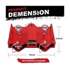 Elitewill Forklift Trailer Hitch Attachment  Forklift Hitch Receiver 6500lbs    