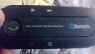 Wireless Bluetooth Multipoint Hands Free Car Kit Speakerphone Speaker