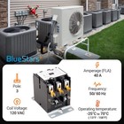 Ultra Durable 3 Pole 40 Amp Contactor 120 Vac Coil Definite Purpose Contactor By
