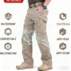 Us Men s Work Cargo Pants Waterproof Tactical Combat Pants Outdoor Hiking Pants