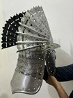 Medieval Hussar Helmet Replica     Winged Steel Armor Helmet   Larp  Cosplay  Coll