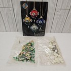Vintage Sequins Pearls Beads Pins Christmas Diy Holiday Ornament Kit New