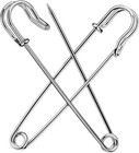 Safety Pins  15 Pack Large Safety Pin 4 Inch  Heavy Duty Safety Pins For Clot   
