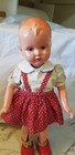 Vintage 1950s Masudaya Wind-up Walking Doll Celluloid Metal Japan