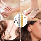 1200 Pcs Jump Rings For Jewelry Making Supplies  Necklace Repair Kit With Open c