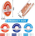 3pcs Solder Wick Braid Kit With Flux  Low Residue Desoldering Wire 10ft Each