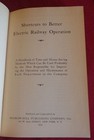 1931 Shortcuts To Better Electric Railway Operation Trolley Railroad Handbook