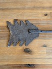 Large Iron Sheet Metal Weathervane Arrow Lightning Rod 30 5  Long Rustic Decor