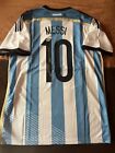 Leo Messi Signed Argentina Jersey Beckett Coa