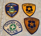 4 Piece Set Of Utah Law Enforcement Police Shoulder Patches 