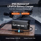 Litime Waterproof 14 6v 12v 10a Lifepo4 Onboard Charger For Marine-refurbished