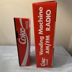 Vintage 1989 Coca-cola Vending Machine Am fm Radio New In Box Working