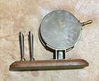 Vintage J w  Ray Ship Engine Order Telegraph Nautical Brass Desk Pen Holder