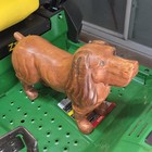 Handmade Wooden Basset Hound Dog Figurine Sculpture