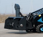 Hydraulic Snow Blower Attachment For Mini Skid Steer Typhon Stomp X1300   509