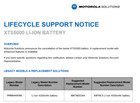 Motorola Oem Hi-cap Li-ion Impres 4500mah Battery Nntn6034a Xts3000 Xts5000 Nos
