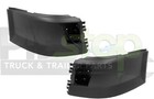 Volvo Vnl Truck Bumper Set Left Right Center With Fog Light Cut Out Hole 