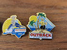 Lot Of 4 Outback Steakhouse Pins Guadalajara  Moorehead City  Bahamas  Sunny Isl