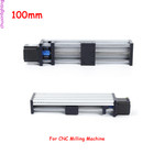 Cnc Linear Guide Rail Slide Stage Actuator Ball Screw Nema 23 Motor 100mm Stroke
