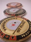 3 Pc Poker Tournament Trophy Set 1st 2nd 3rd Place Card Guards New